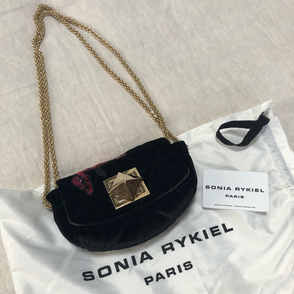 Sonia Rykiel Velvet Mini Bag